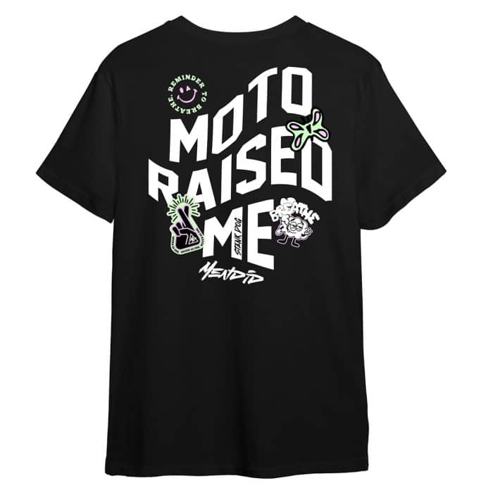 Stankdog - Mendid Moto Raised Me Adult Tee - Image 2