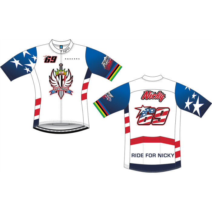 Women Pro Aero Jersey (Sublimated) - Ride for Nicky 69